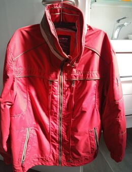 rot - orange - farbene Herrenjacke - Homburg