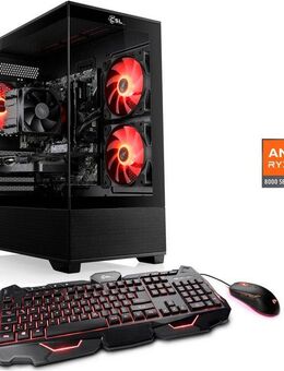 CSL AeroVision V24297 Gaming-PC (AMD Ryzen 5 8400F, GeForce RTX 5070, 32 GB RAM, 1000 GB SSD, Luftkühlung)