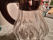 WMF Schenkkanne aus Glas, 1930er-1950er Jahre, 835er Silber, W. Binde - Regen