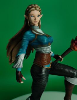 Prinzessin Zelda Statue Handbemalt - Düsseldorf