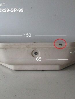 Adria Wohnwagen Gaskasten gebraucht ca 150 x 29 (zB 4156 BJ 87) Sonderpreis - Bugfrontdeckel / Bugklappe / Gasklappe / Flaschenkastendeckel / Flaschenkastenabdeckung - Schotten Zentrum