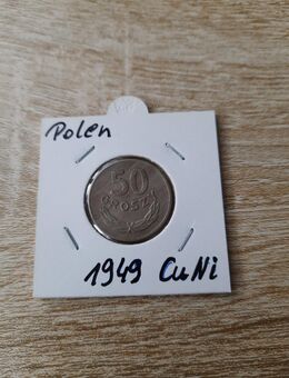Polen 50 Groszy 1949 CuNi Münze - Unna