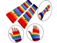 Farbige Armstulpen Hand Stulpen Regenbogen Handstulpen Fingerlose Handschuh 7,90 €* - Villingen-Schwenningen