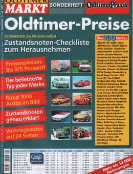 Oldtimer Markt Sonderheft Nr. 40 2007 Oldtimer-Preise - Spraitbach
