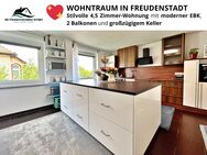 WOHNTRAUM IN FDS - Stilvolle 4,5 Zimmer Wohnung mit moderner EBK, 2 Balkonen und großzügigem Keller - Freudenstadt