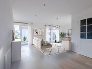 Sehr helle Maisonette-Wohnung mit Bergblick und großer Loggia - Übersee
