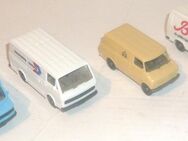 4x Lieferwagen Kleinbus Wiking alt 1:87 MB 207D Opel VW LT - Amberg