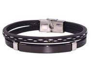 Firetti Lederarmband Schmuck Geschenk Armschmuck ID-Armband- Optik, Made in Germany