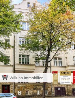 Charmante 3-Zimmer-Wohnung mit Balkon, Parkett und modernem Bad - Leipzig
