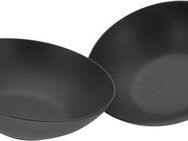 CreaTable Salatschüssel Soft Touch Black, Steinzeug, (Set, 2-tlg), Ø 24 cm
