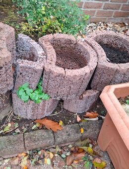 Garten-Pflanzringe aus Beton zu verschenken - Alpen