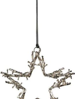 Creativ deco Dekostern Weihnachtsstern, Weihnachtsdeko, 1 St., aus Aluminium, Hängedekoration, Ø ca. 30 cm