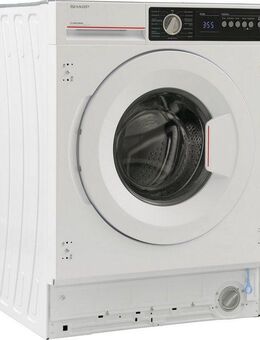 Sharp Einbauwaschmaschine ES-NIB814BWNA-DE, 8 kg, 1400 U/min