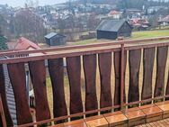 Schöne Aussicht vom Balkon der 3 Zimmer-Wohnung in Geroldsgrün ! - Geroldsgrün