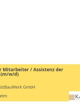 Technischer Mitarbeiter / Assistenz der Bauleitung (m/w/d) - Wiebelsheim