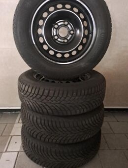 4 x Winterräder Continental 195/65/15 91T für Golf 7 auf Stahlfelge VW - München