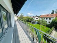 Wunderschöne 4-Zi.-Wohnung im 1.OG mit Sonnenbalkon in Aying-Großhelfendorf - Aying