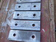 Verzinkte Flacheisen 80x15 mit Loch 22 mm - Büdingen