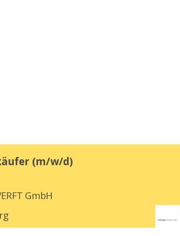 Projekteinkäufer (m/w/d) - Papenburg