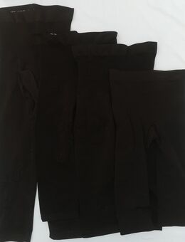 4 x schwarze DAMEN UNTERHOSEN SCHLÜPFER SHAPEWEAR Größe L diverse Längen - Münster