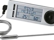 RÖSLE Bratenthermometer, digitaler Kerntemperaturmesser, –20 °C bis +250 °C, Edelstahl 18/10