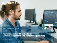 Kaufmännische:r Mitarbeiter:in Datenmanagement und Abrechnung (m/w/d) - Wuppertal