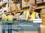 Assistenz (w/m/d) des Leiters Distribution und Standortservice – Bekleidungsmanagement - Köln