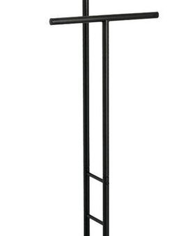 Zeller Present Herrendiener Metall, schwarz, (1 St), standfest, praktisch, zerlegte Lieferung