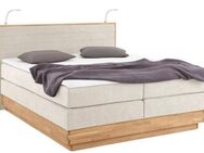 Home affaire Boxspringbett Cavan, Eiche, inkl. Bettkasten & Topper, verschiedene Härtegrade (auch H4)