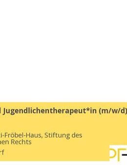 Kinder- und Jugendlichentherapeut*in (m/w/d) Teilzeit - Rangsdorf