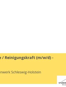 Küchenhilfe / Reinigungskraft (m/w/d) - Teilzeit - Heide
