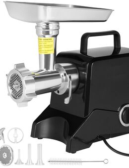 Elektrischer Fleischwolf 575W – Edelstahl Fleischmaschine mit 190 kg/h Kapazität Set3452 - Wuppertal