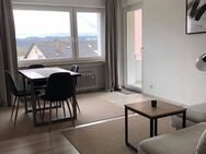 Neuwertige, möblierte 2-Zimmer Wohnung mit Rheinblick und Balkon - Waldshut-Tiengen