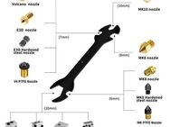 5-in-1-Schlüssel für 3D-Drucker-Werkzeug-Multitool-Nozzeln/Heatblock - Engelskirchen