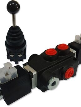 Hydraulikverteiler 1-teilig 12V mit einem Ölfluss von 40L / min Joystick SET 1 - Wuppertal