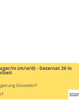 Safety Manager/in (m/w/d) - Dezernat 26 in Vollzeit / Teilzeit - Düsseldorf