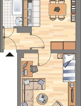 Demnächst frei! 1-Zimmer-Wohnung in Herne Mitte - Herne