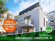 KfW-40-Neubau: EG-Whg. im Hinterhaus mit Süd-Terrasse, Tageslicht-Vollbad, G.-WC, Stellplatz u.v.m. - Leipzig