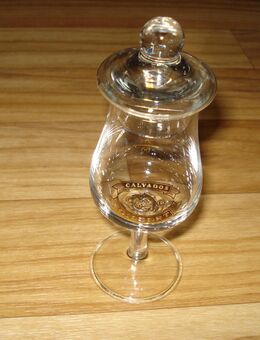 Calvados Glas mit Deckel - Friedrichsdorf