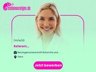 Referent (m/w/d) (Facharzt für Arbeitsmedizin oder Facharzt mit der Zusatzbezeichnung Betriebsmedizin) - Berlin