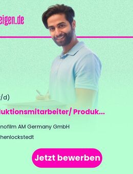 Produktionsmitarbeiter/ Produktionshelfer (m/w/d) Beschichtungstechnik - Hohenlockstedt