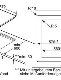 SIEMENS Elektro-Kochfeld von SCHOTT CERAN® iQ300 ET601FNP1E, Optimale Hitzeverteilung dank zuschaltbarer Bräterzone & Timerfunktion