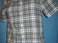 NEUw * Stylich * Original VINTAGE * DESIGNER * Madras- Karo * Kurzarm * Hemd- Bluse mit Esprit * Gr. 36- 38, 40/ S- M * grün * blau * weiß * - Riedlingen