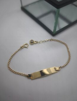 Echt Gold 14k Babyarmband 585 Wunschgravur - Ahaus