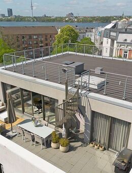 Licht. Weite. Luxus. Modernes Penthouse mit Alsterblick! - Hamburg