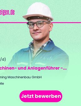 Maschinen- und Anlagenführer - 2D-Laserschneidanlagen (m/w/d) - Melle