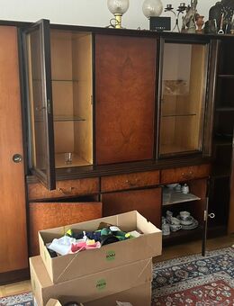 Wohnzimmerschrank mit Glasvitrine und viel Stauraum - Nürnberg