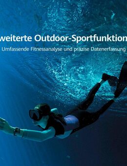 Huawei WATCH FIT 4 Pro Smartwatch (4,6 cm/1,82 Zoll), Outdoor-Sport, Saphirglas und Titan, bis zu 10 Tage Akkulaufzeit