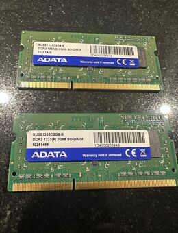 QNAP NAS NVR RAM 2 x 2GB - Original QNAP (ADATA DDR3 1333 SO-Dimm - Alpen