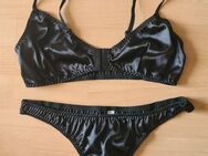 Heißes Dessous Set Bh und String Slip schwarz glänzend / Größe L und XL / NEU - Marl (Nordrhein-Westfalen)